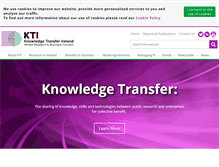 Tablet Screenshot of knowledgetransferireland.com